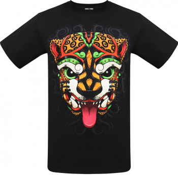 Máscara Jaguar in categorie T-shirts van Karani Art Nederland