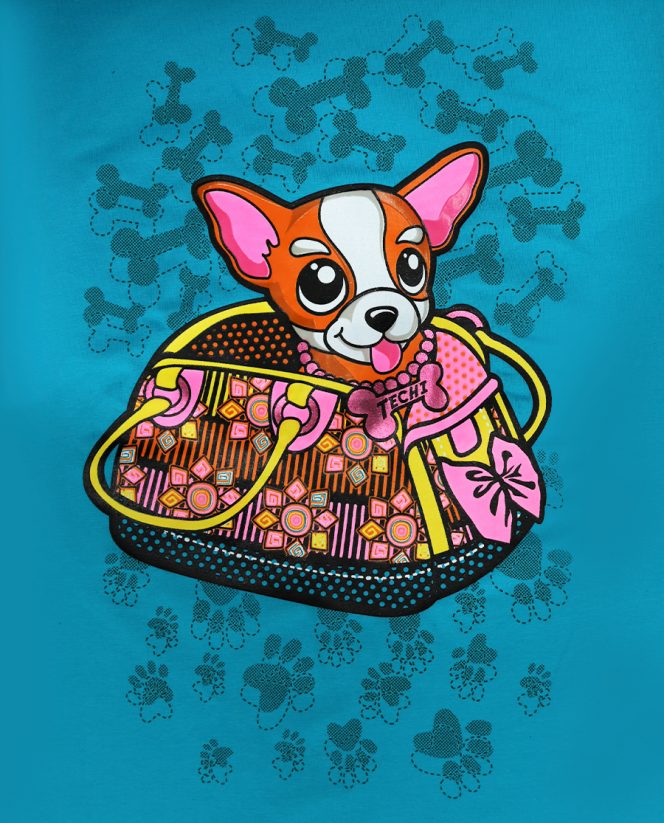 Chihuahua en bolsa